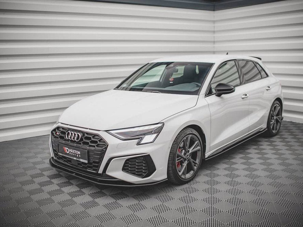 Maxton Design Street Pro Front Splitter Audi S3 / A3 S-line 8y (2020-) - Wayside Performance
