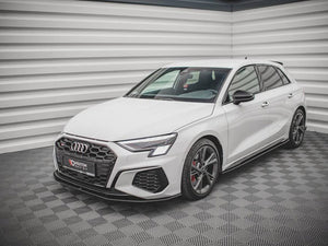 Maxton Design Street Pro Front Splitter Audi S3 / A3 S-line 8y (2020-) - Wayside Performance