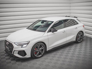 Maxton Design Street Pro Side Skirts Diffusers Audi S3 / A3 S-line 8y (2020-) - Wayside Performance