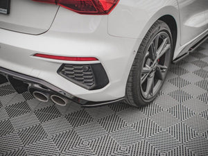 Rear Side Splitters V.2 Audi S3 Sportback 8Y - Wayside Performance