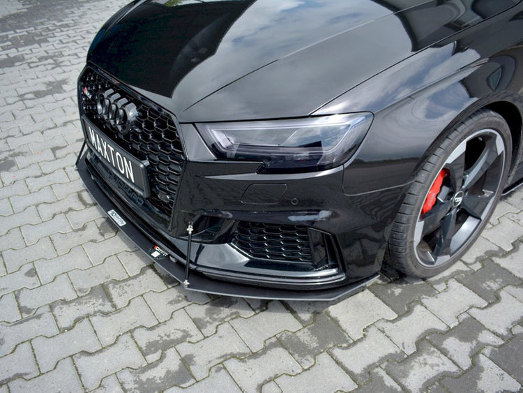 Maxton Design Front Racing Splitter V.1 Audi Rs3 8v Facelift Sportback (2017-20) - Wayside Performance