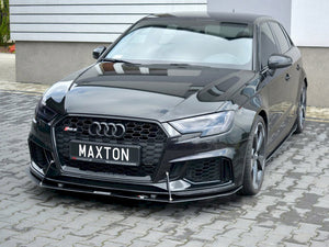 Maxton Design Front Racing Splitter V.1 Audi Rs3 8v Facelift Sportback (2017-20) - Wayside Performance