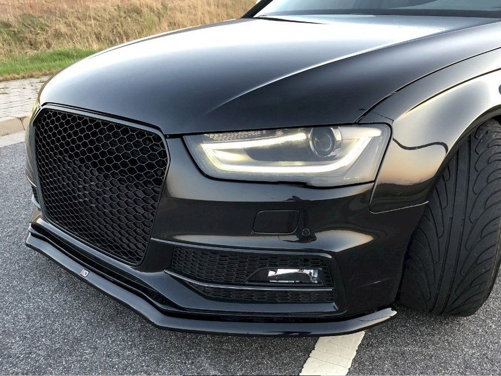 Maxton Design Front Splitter V.1 Audi S4 B8/ A4 B8 S-line Facelift - Wayside Performance