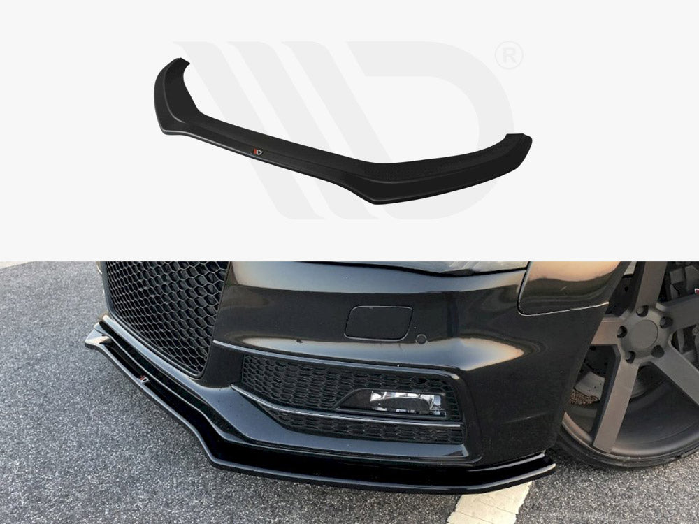 Maxton Design Front Splitter V.2 Audi S4 B8/ A4 B8 S-line Facelift - Wayside Performance 