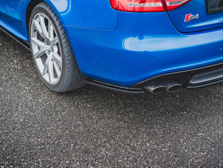 Maxton Design Rear Side Splitters Audi S4/ A4 S-line B8 Sedan (2008-2011) - Wayside Performance