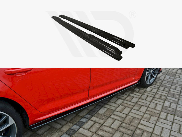Maxton Design Side Skirts Diffusers Audi S4/ A4 B9 S-line - Wayside Performance 