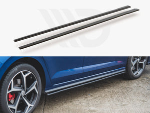 Maxton Racing Side Skirts Diffusers Vw Polo Gti Mk6 (2017-2021) - Wayside Performance