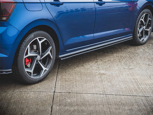 Maxton Racing Side Skirts Diffusers Vw Polo Gti Mk6 (2017-2021) - Wayside Performance