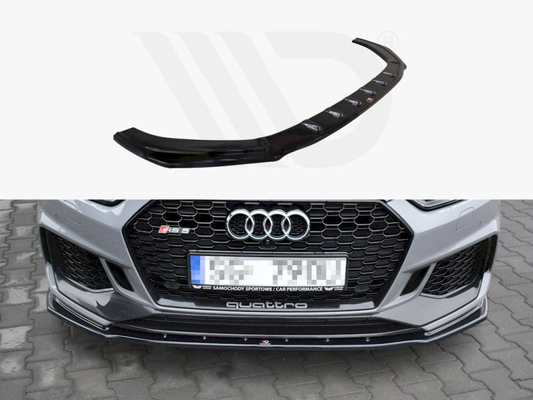 Maxton Design Front Splitter V.1 Audi Rs5 F5 Coupe / Sportback (2017-up) - Wayside Performance