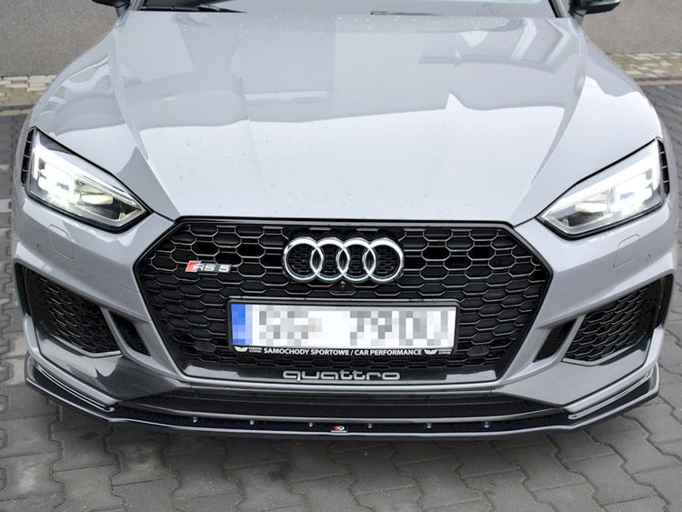 Maxton Design Front Splitter V.1 Audi Rs5 F5 Coupe / Sportback (2017-up) - Wayside Performance