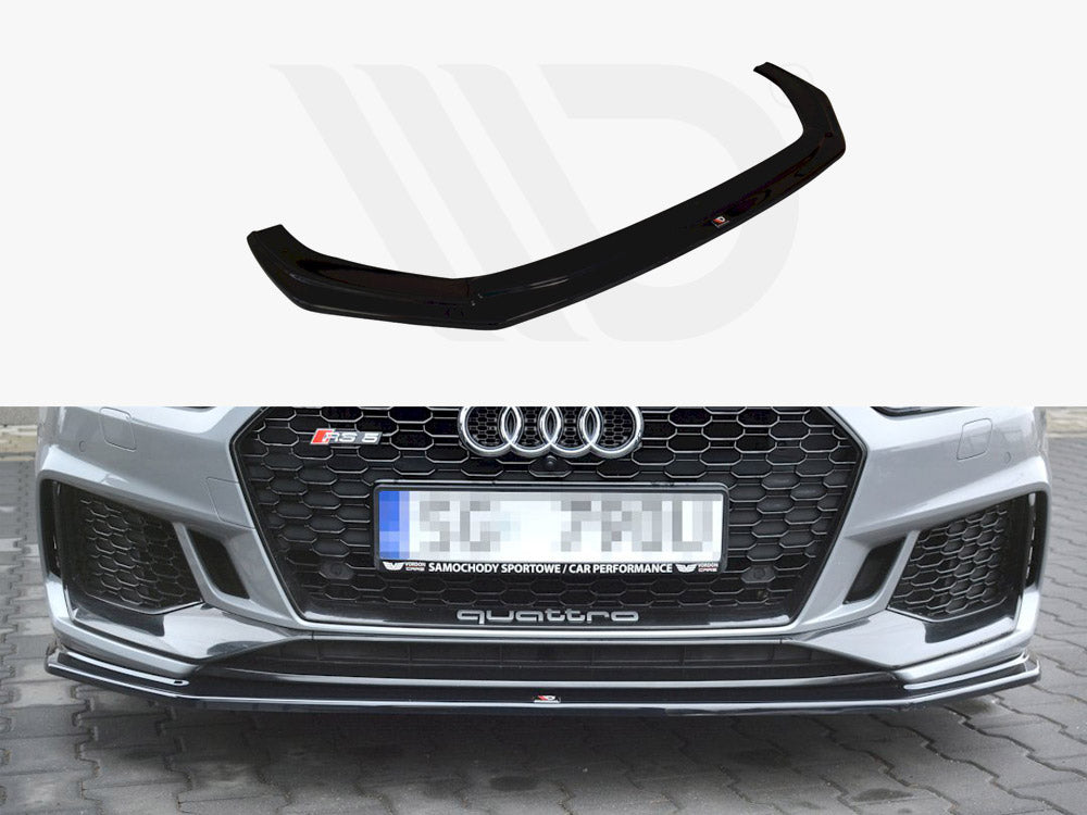 Maxton Design Front Splitter V.2 Audi Rs5 F5 Coupe / Sportback (2017-up) - Wayside Performance 