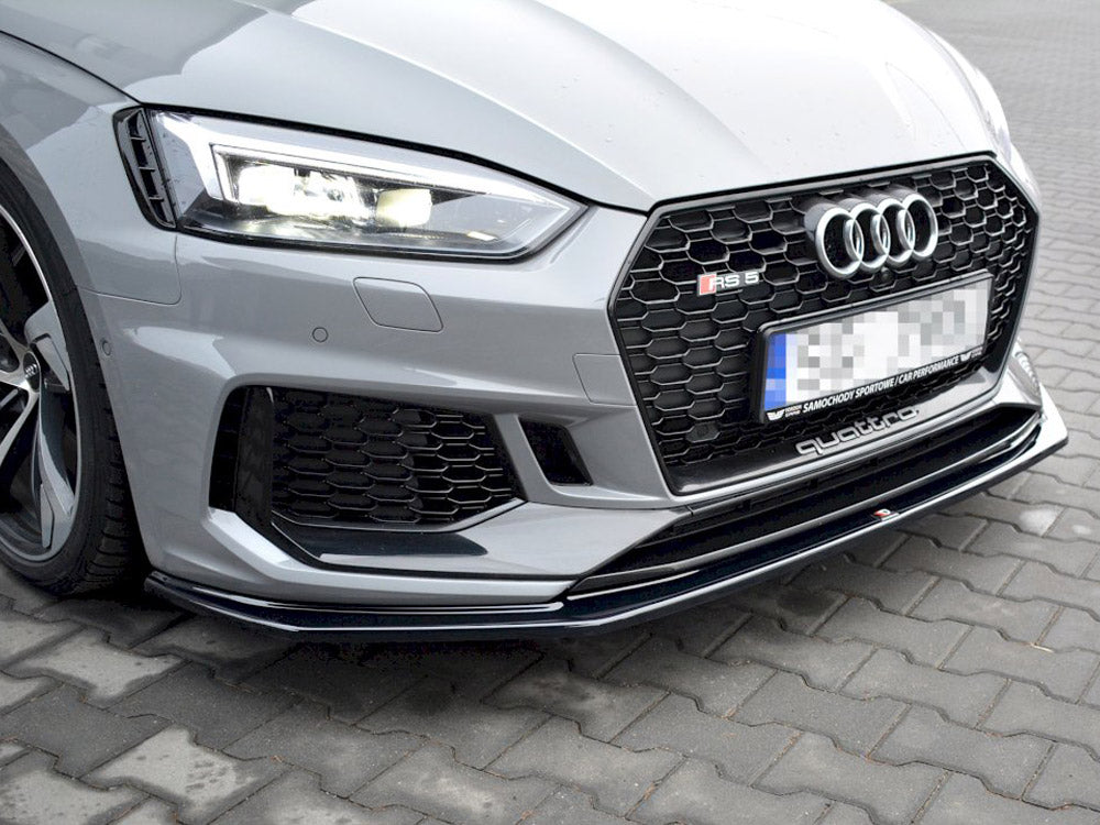 Maxton Design Front Splitter V.2 Audi Rs5 F5 Coupe / Sportback (2017-up) - Wayside Performance 