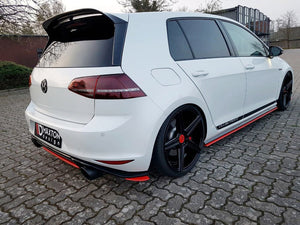 Central Rear Splitter Vw Golf Mk7 Gti Clubsport (2016-2017) - Wayside Performance