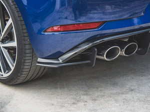 Maxton Racing Rear Side Splitters Vw Golf 7 R Facelift (2017-2020) - Wayside Performance