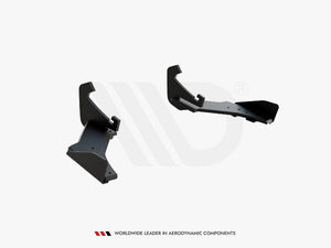 Maxton Racing Rear Side Splitters + Flaps Vw Golf 7 R Facelift (2017-2020) - Wayside Performance