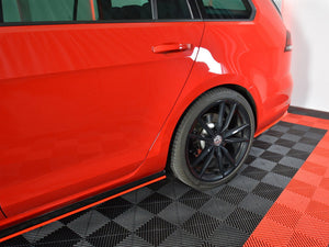 Rear Side Splitters V.2 Vw Golf 7 R Variant Facelift - Wayside Performance