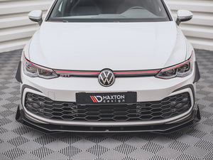Front Bumper Wings (Canards) Vw Golf 8 Gti / R-line (2020-) - Wayside Performance
