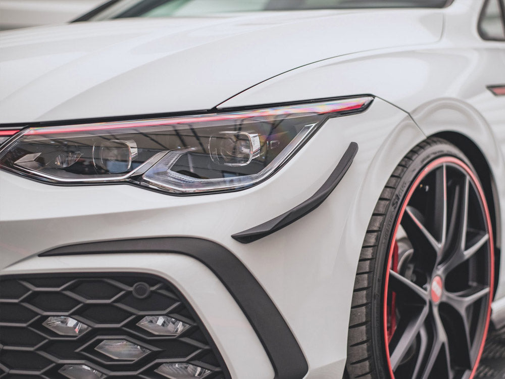 Front Bumper Wings (Canards) Vw Golf 8 Gti / R-line (2020-) - Wayside Performance