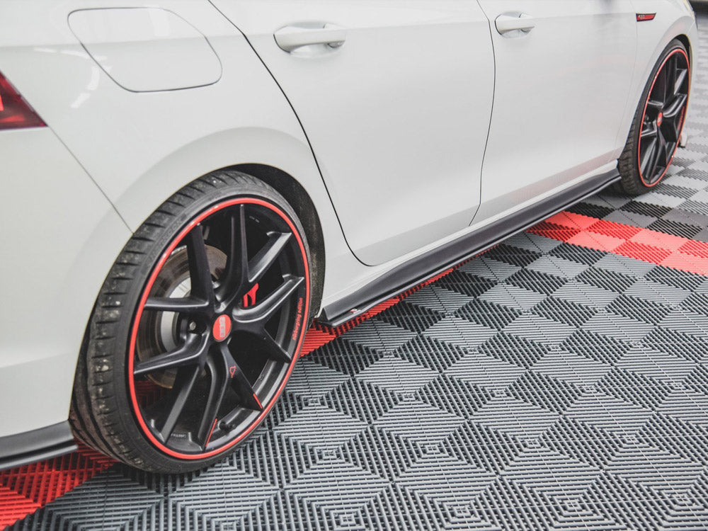 Racing Durability Side Skirts Diffusers Vw Golf 8 Gti / Gti Clubsport / R-line (2020-) - Wayside Performance