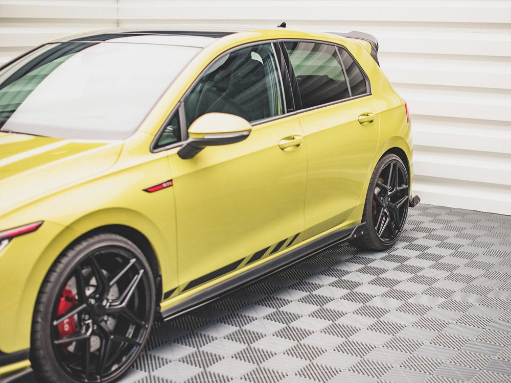 Side Skirts Diffusers V.2 + Flaps Vw Golf 8 Gti / Gti Clubsport / R-line - Wayside Performance