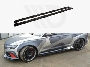 Maxton Design Side Skirts Diffusers Audi Rs6 C7 - Wayside Performance