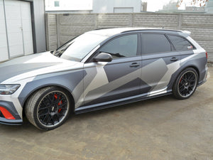 Maxton Design Side Skirts Diffusers Audi Rs6 C7 - Wayside Performance