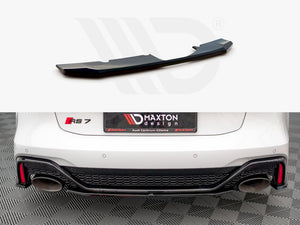 Maxton Design Central Rear Splitter Audi Rs6 C8 / Rs7 C8 (2019-) - Wayside Performance