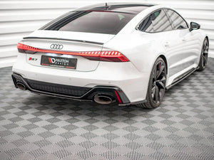 Maxton Design Central Rear Splitter Audi Rs6 C8 / Rs7 C8 (2019-) - Wayside Performance