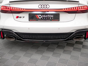 Maxton Design Central Rear Splitter Audi Rs6 C8 / Rs7 C8 (2019-) - Wayside Performance
