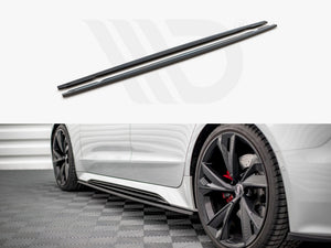 Maxton Design Side Skirts Splitters V2 Audi Rs6 C8 / Rs7 C8 (2019-) - Wayside Performance