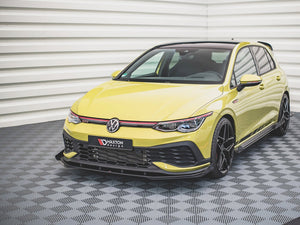 Racing Durability Front Splitter (+flaps) Vw Golf 8 Gti Clubsport (2020-) - Wayside Performance