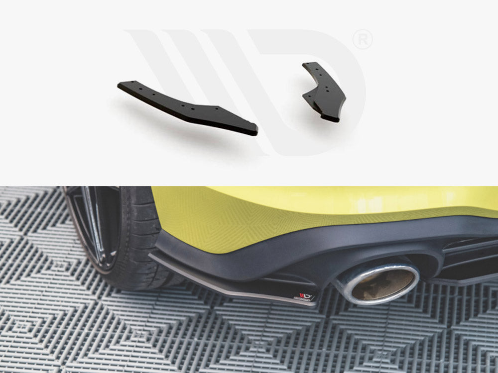 Racing Durability Rear Side Splitters Vw Golf 8 Gti Clubsport (2020-) - Wayside Performance