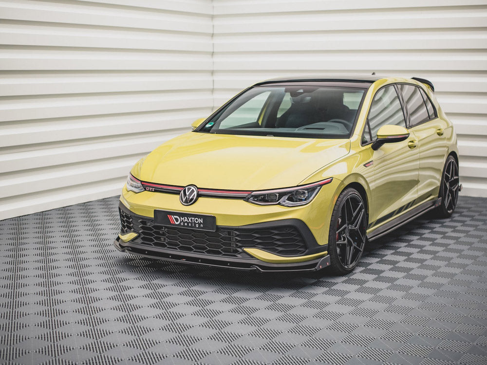 Front Splitter V.1 + Flaps Vw Golf 8 Gti Clubsport - Wayside Performance