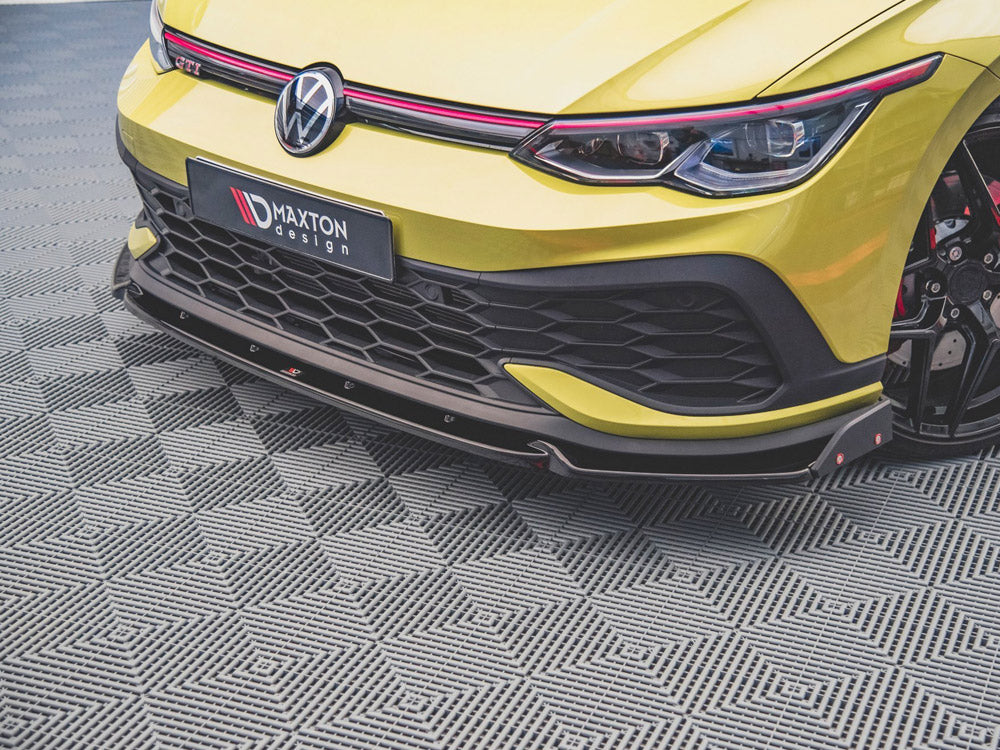 Front Splitter V.1 + Flaps Vw Golf 8 Gti Clubsport - Wayside Performance