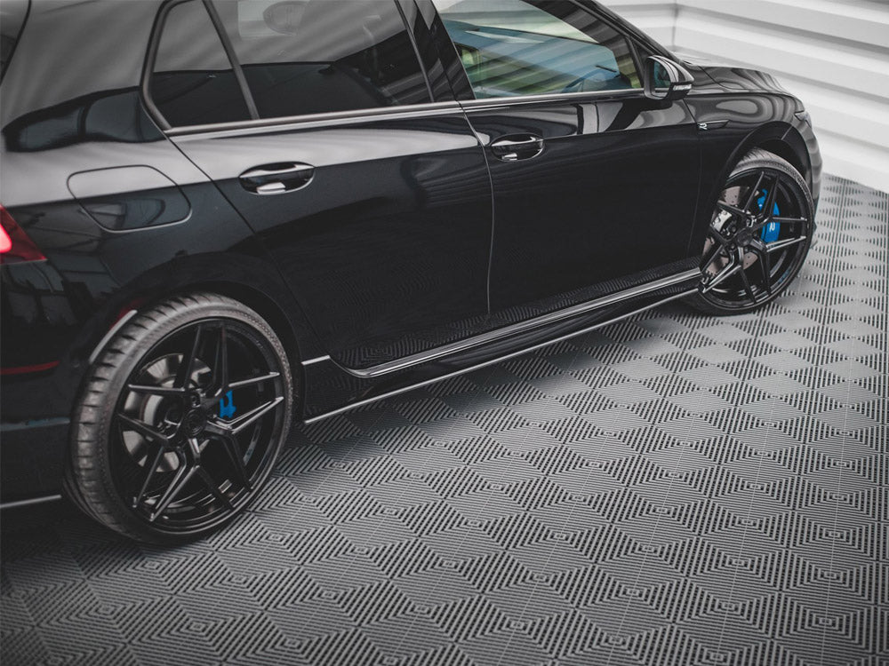 Street Pro Side Skirts Diffusers Vw Golf R Mk8 (2020-) - Wayside Performance
