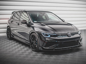 Front Splitter V.2 + Flaps Vw Golf R Mk8 - Wayside Performance