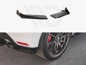Racing Durability Rear Side Splitters (+flaps) Toyota Gr Yaris Mk4 (2020-) - Wayside Performance
