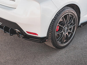 Racing Durability Rear Side Splitters (+flaps) Toyota Gr Yaris Mk4 (2020-) - Wayside Performance
