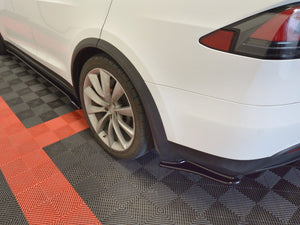 Rear Side Splitters V.1 Tesla Model X (2015-) - Wayside Performance