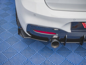 Maxton Design Racing Durability Rear Side Splitters V2 (+flaps) Bmw 1 F20 M140i (2017-2019) - Wayside Performance