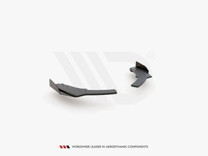 Maxton Design Racing Durability Rear Side Splitters V2 (+flaps) Bmw 1 F20 M140i (2017-2019) - Wayside Performance
