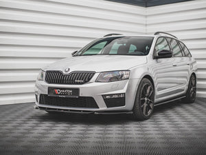 Front Splitter V.4 Skoda Octavia RS Mk3 (2013-2016) - Wayside Performance
