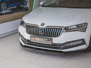 Front Splitter V.2 Skoda Superb MK3 FL (2019-) - Wayside Performance