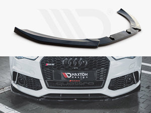 Maxton Design Front Splitter V4 Audi Rs6 C7 (2013-2017) - Wayside Performance