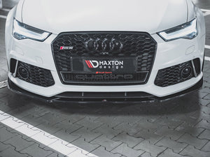 Maxton Design Front Splitter V4 Audi Rs6 C7 (2013-2017) - Wayside Performance