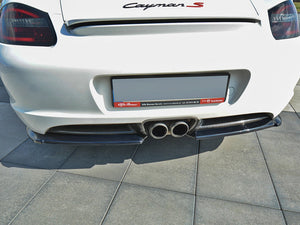 Rear Side Splitters Porsche Cayman S 987C (2006-2009) - Wayside Performance
