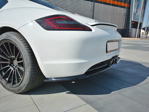 Rear Side Splitters Porsche Cayman S 987C (2006-2009) - Wayside Performance