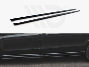 Side Skirts Diffusers Mercedes V-Class Long AMG Line W447 Facelift - Wayside Performance