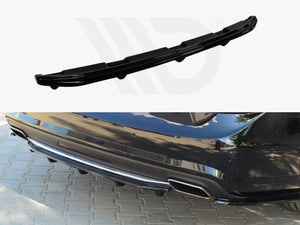 Central Rear Splitter Mercedes CLS C218 Amg-line (With A Vertical BAR) (2011-2014) - Wayside Performance