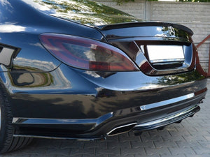 Central Rear Splitter Mercedes CLS C218 Amg-line (With A Vertical BAR) (2011-2014) - Wayside Performance